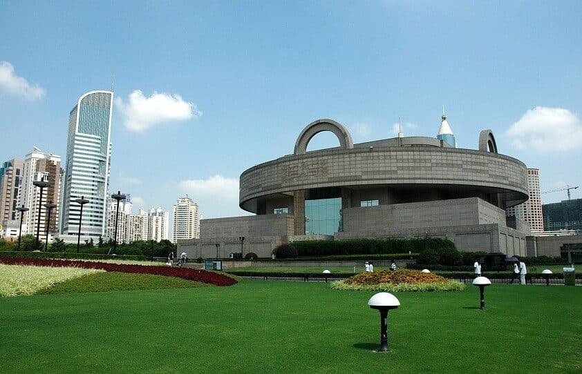 Shanghai Museum on People’s Square, photographed in July 2010
