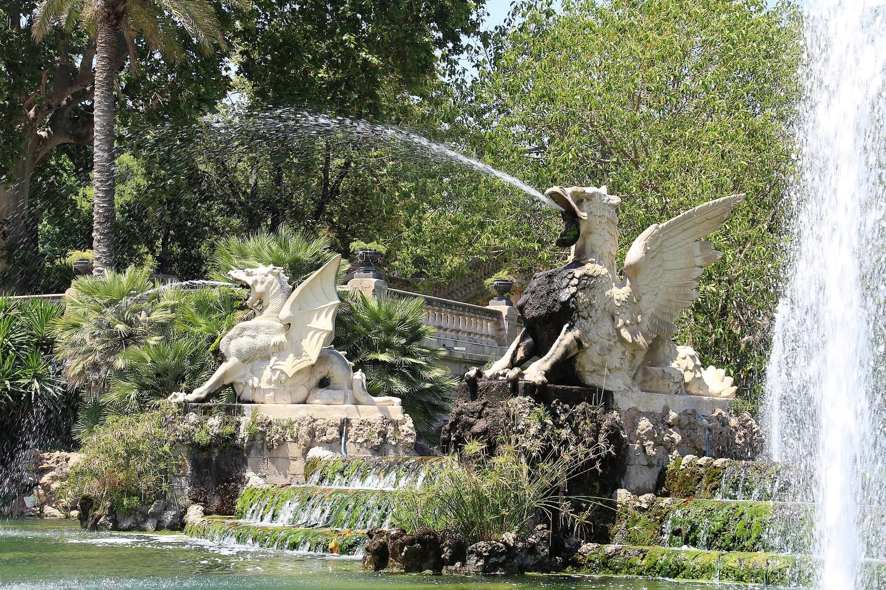 Cascada monumental del Parc de la Ciutadella, imatge d’arxiu