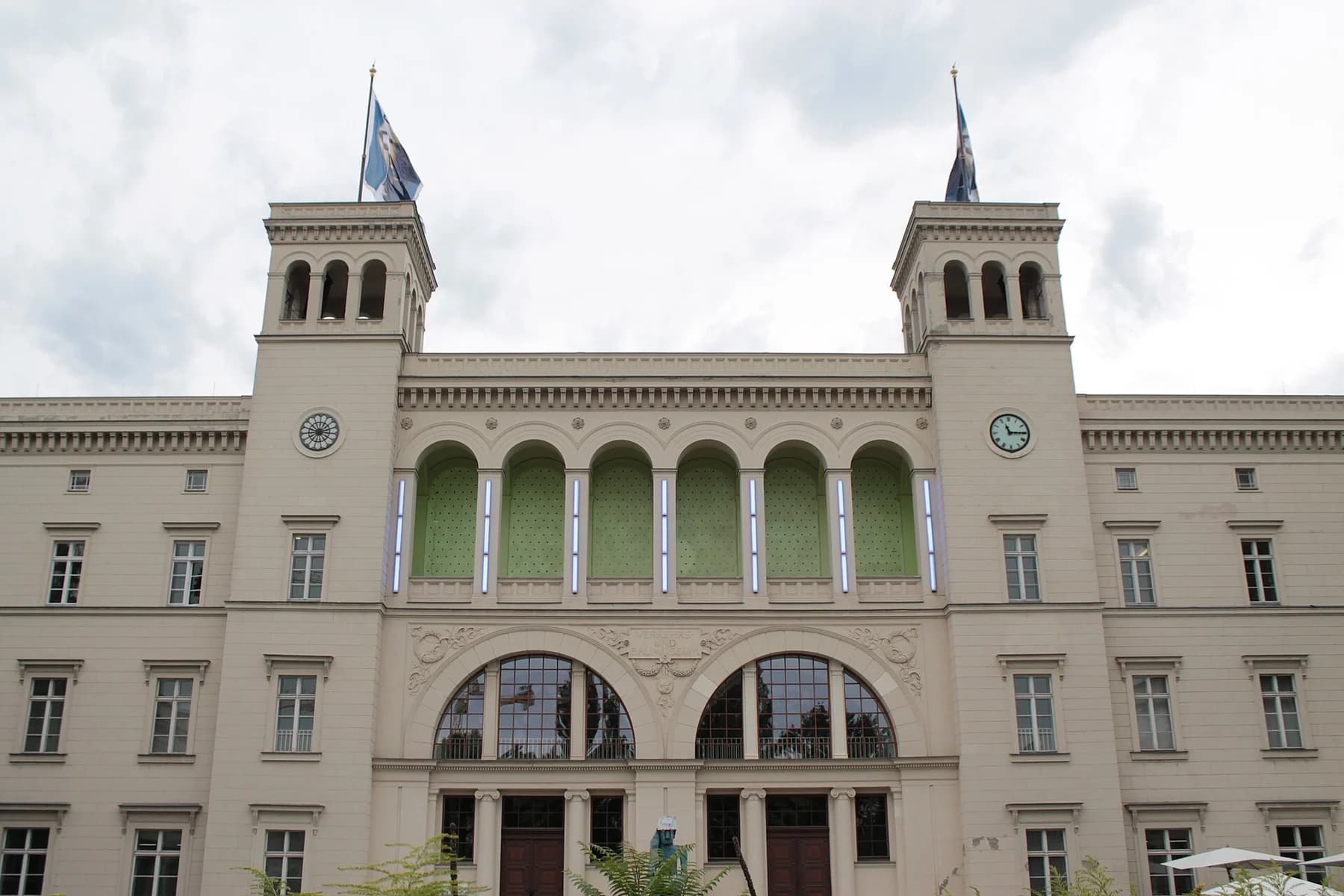 Exterior of Hamburger Bahnhof, archival photograph
