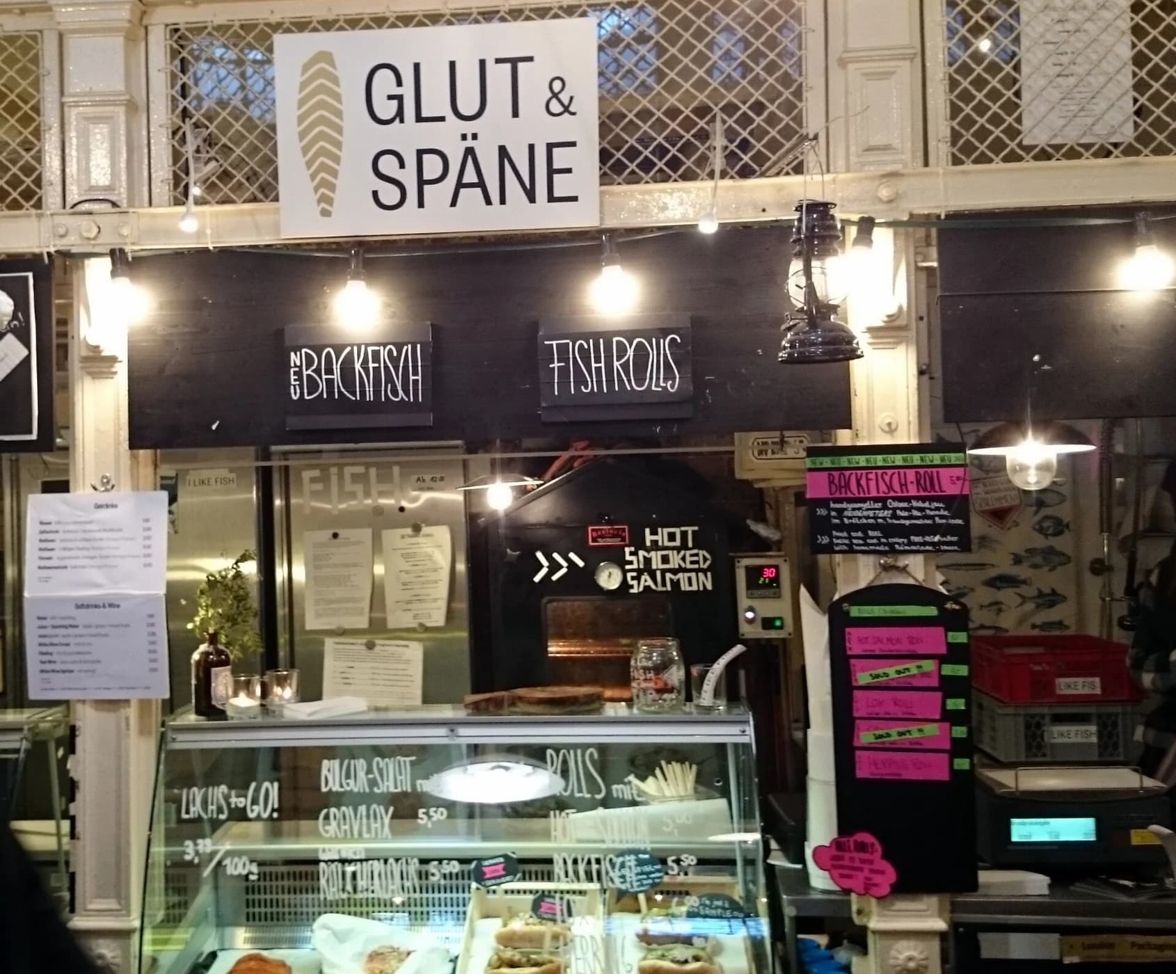 Inside Markthalle Neun, photographed in February 2015