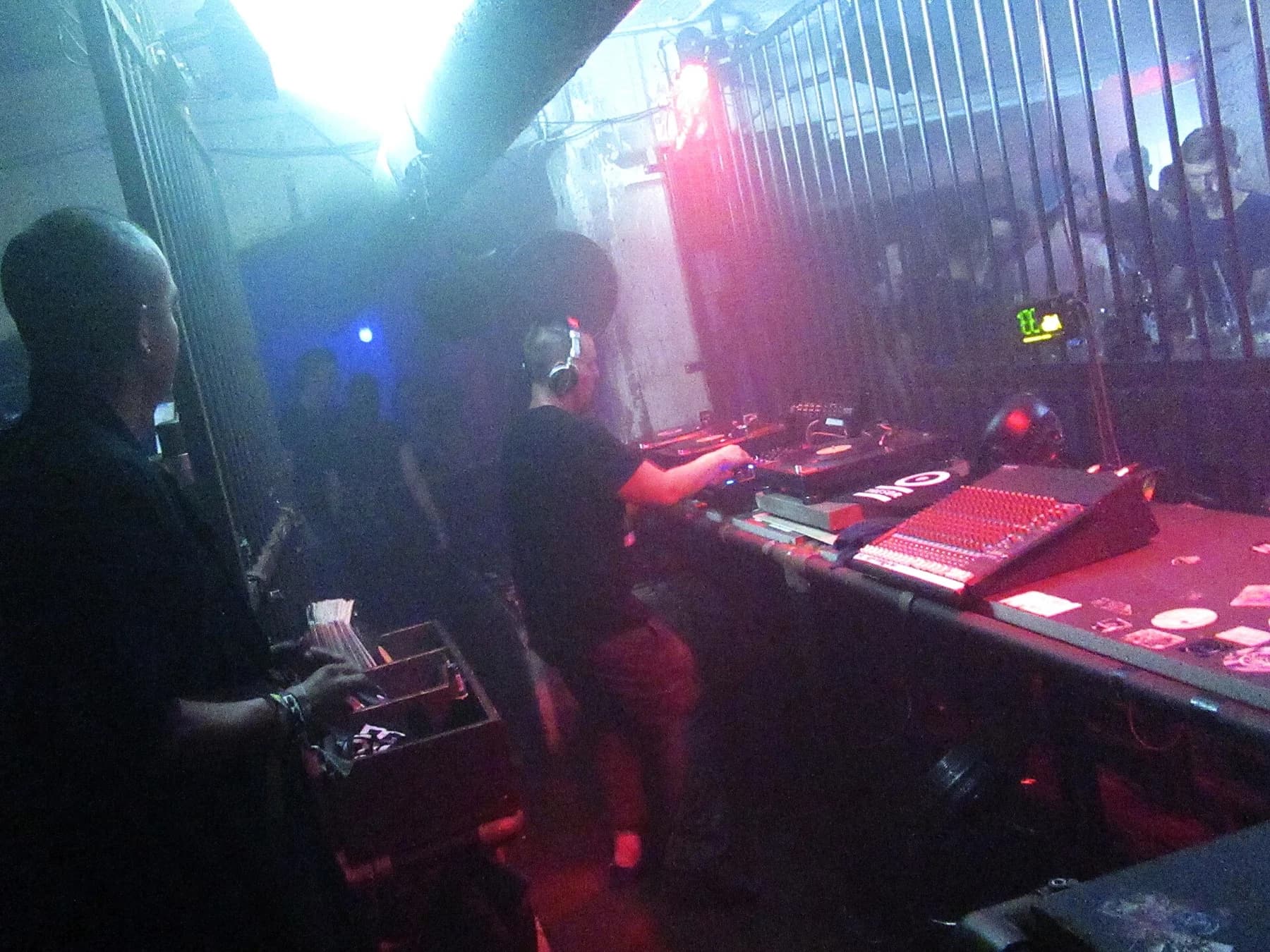 A DJ at Tresor in August 2015, not a photograph of the listed 2026 party