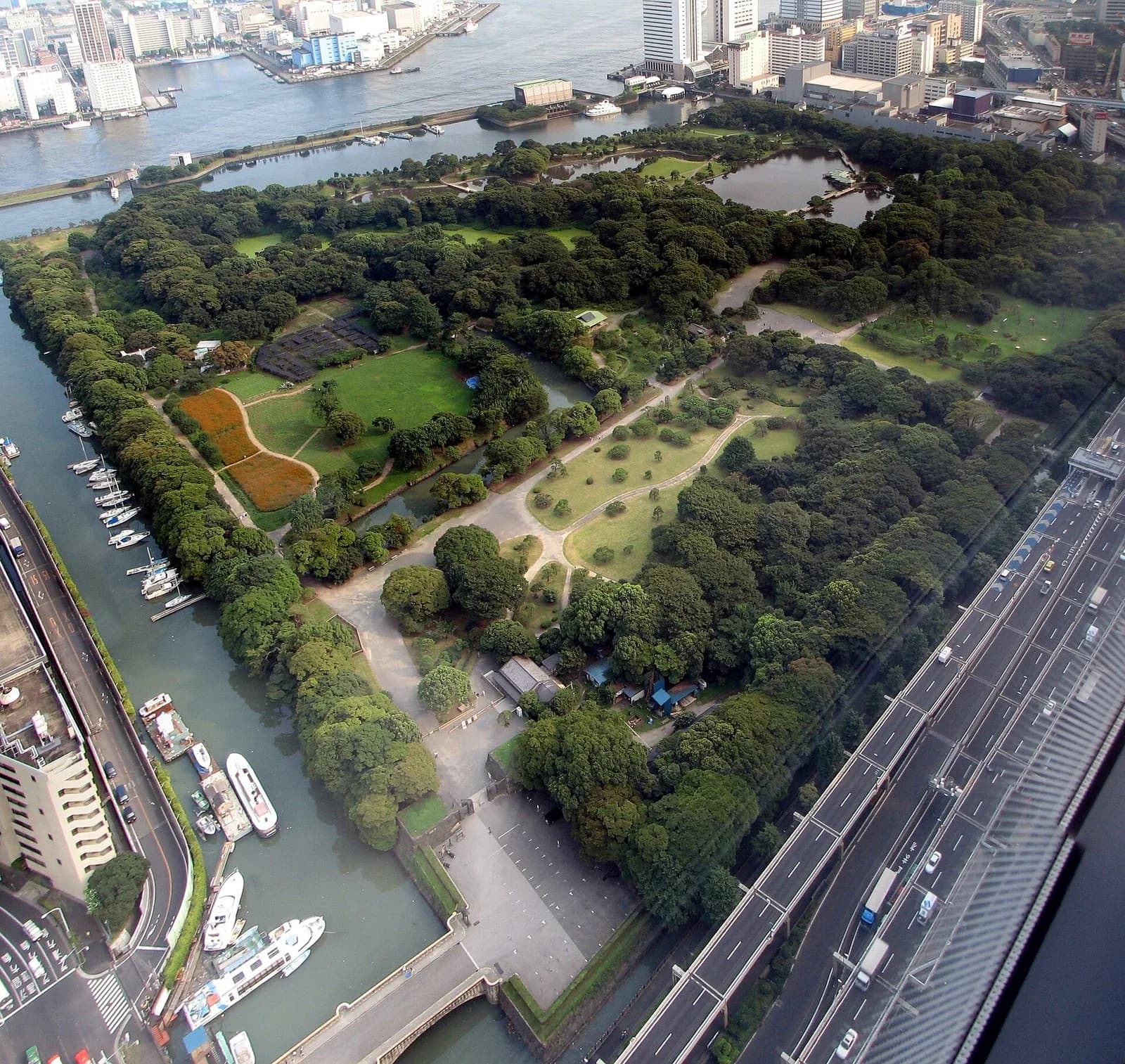 Hama-rikyū Gardens, archival photograph (2006-08-11)