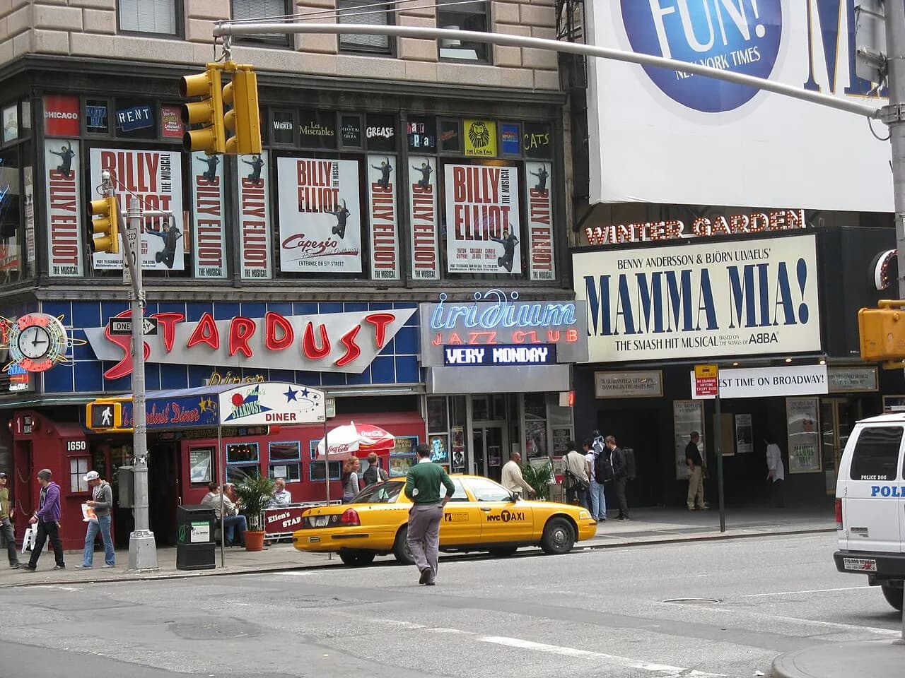 Archival photograph of The Iridium, New York (2008)