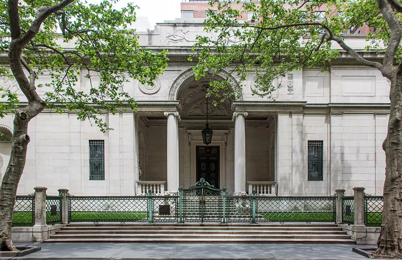 Archival photograph of The Morgan Library & Museum, New York (2017)