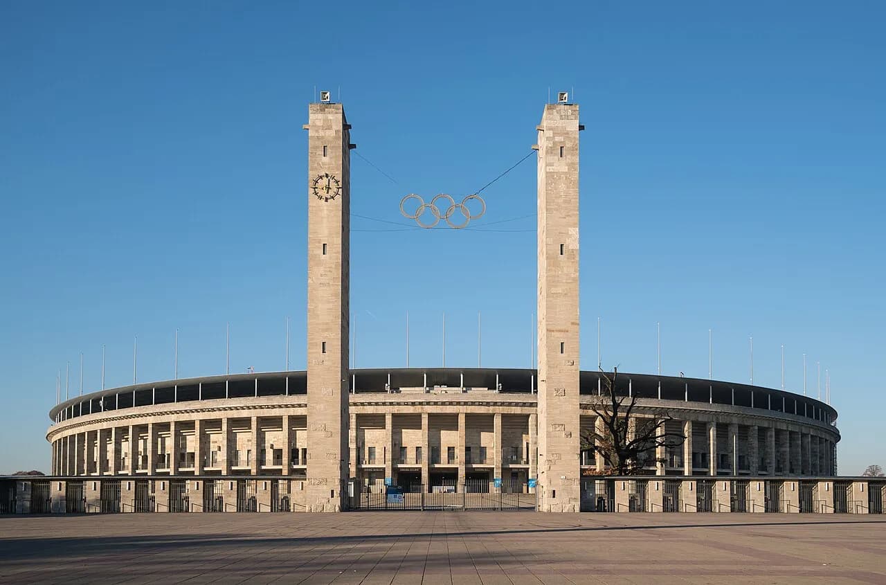 Archivaufnahme: Olympiastadion Berlin