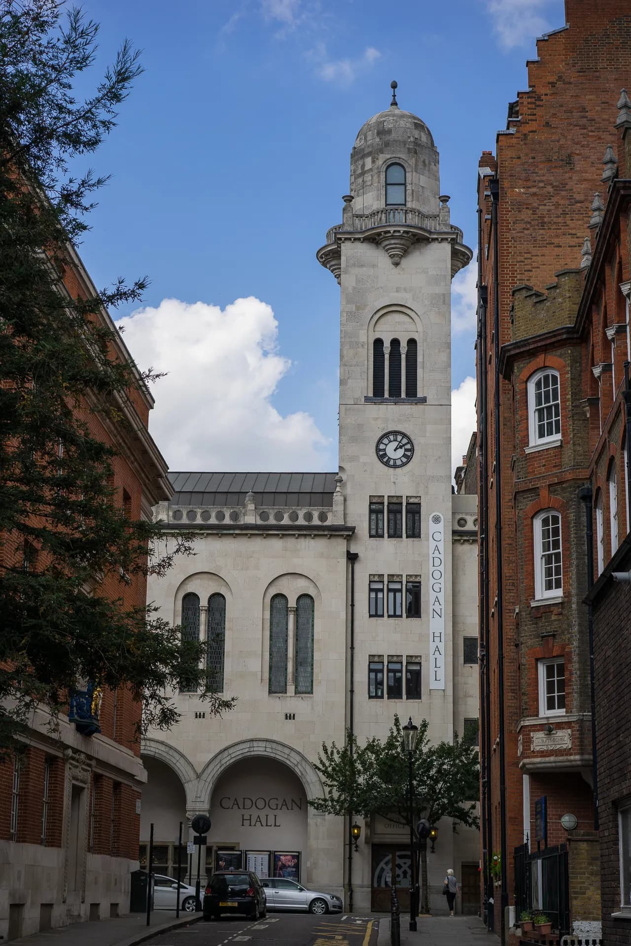 Archival photograph of Cadogan Hall, London (2015)