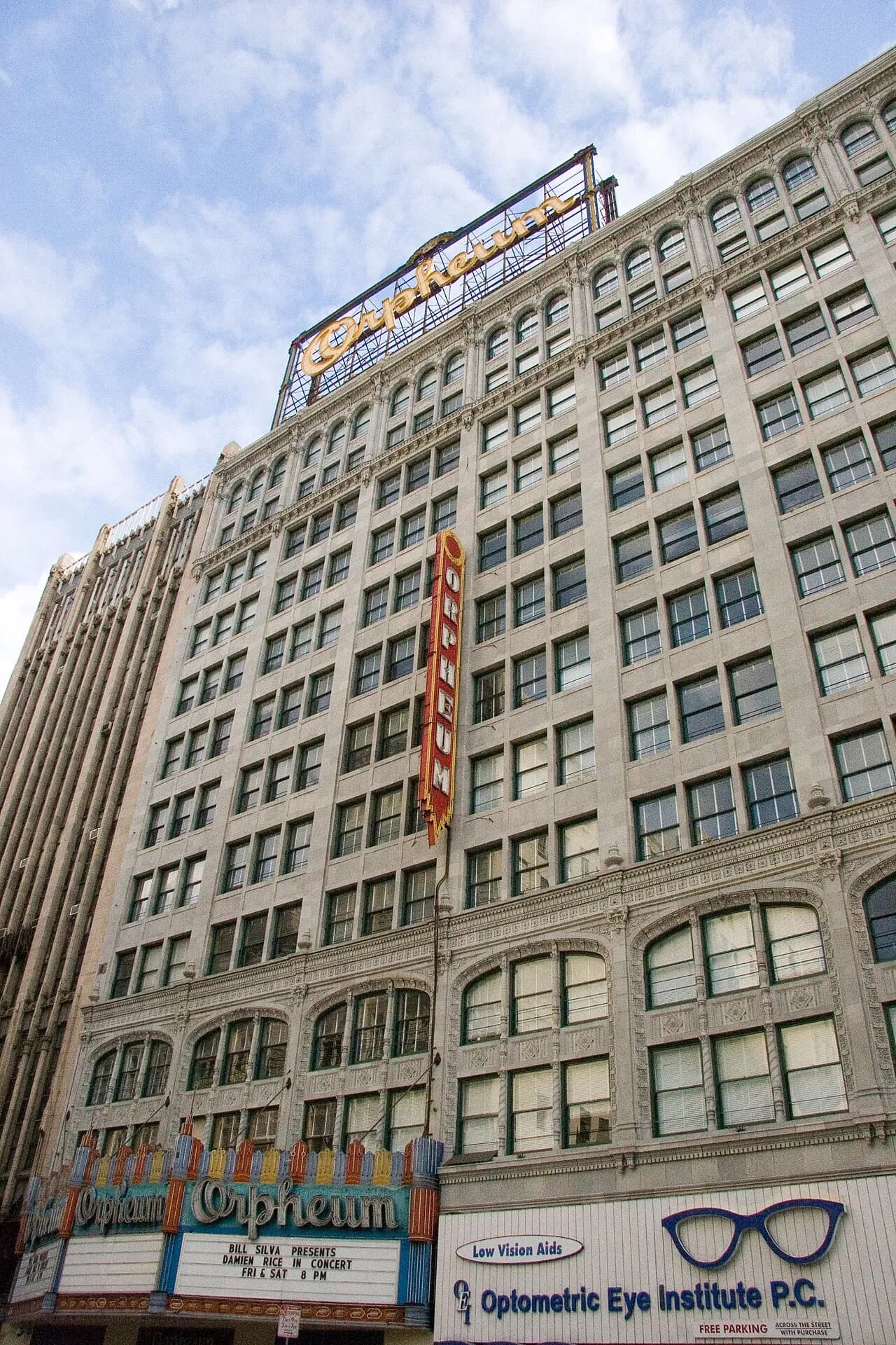 Archival photograph of The Orpheum Theatre, Los Angeles (2006)