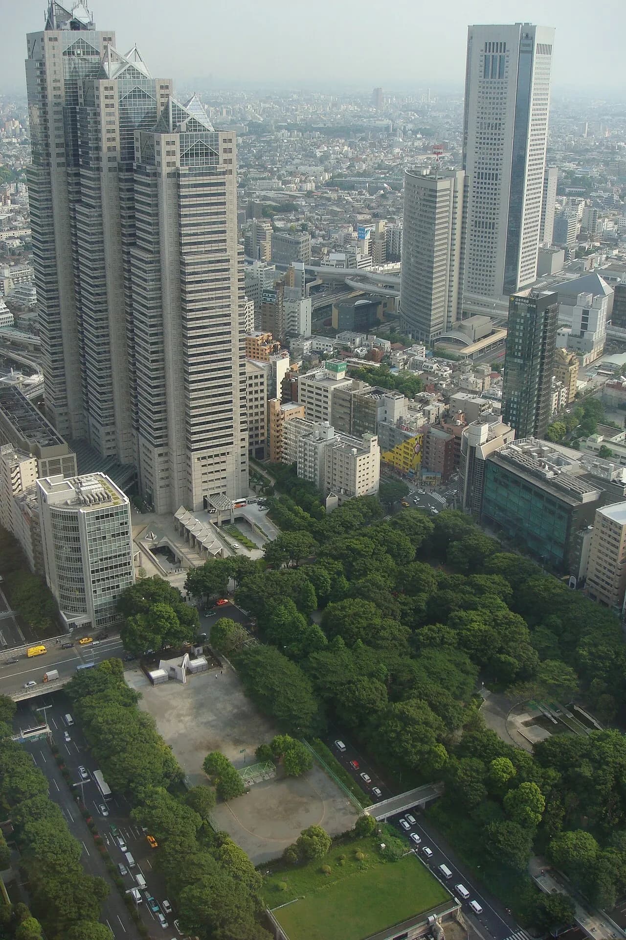 Archival photograph of Shinjuku Central Park, Tokyo (2008)