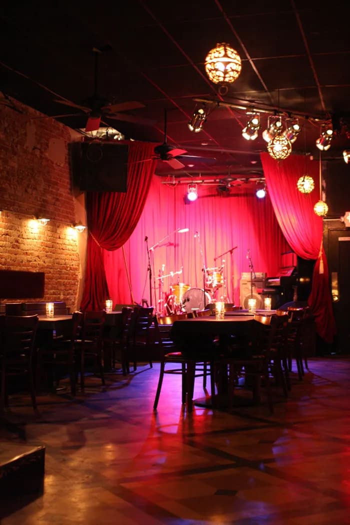 Archival photograph of The Hotel Café, Los Angeles (2009)