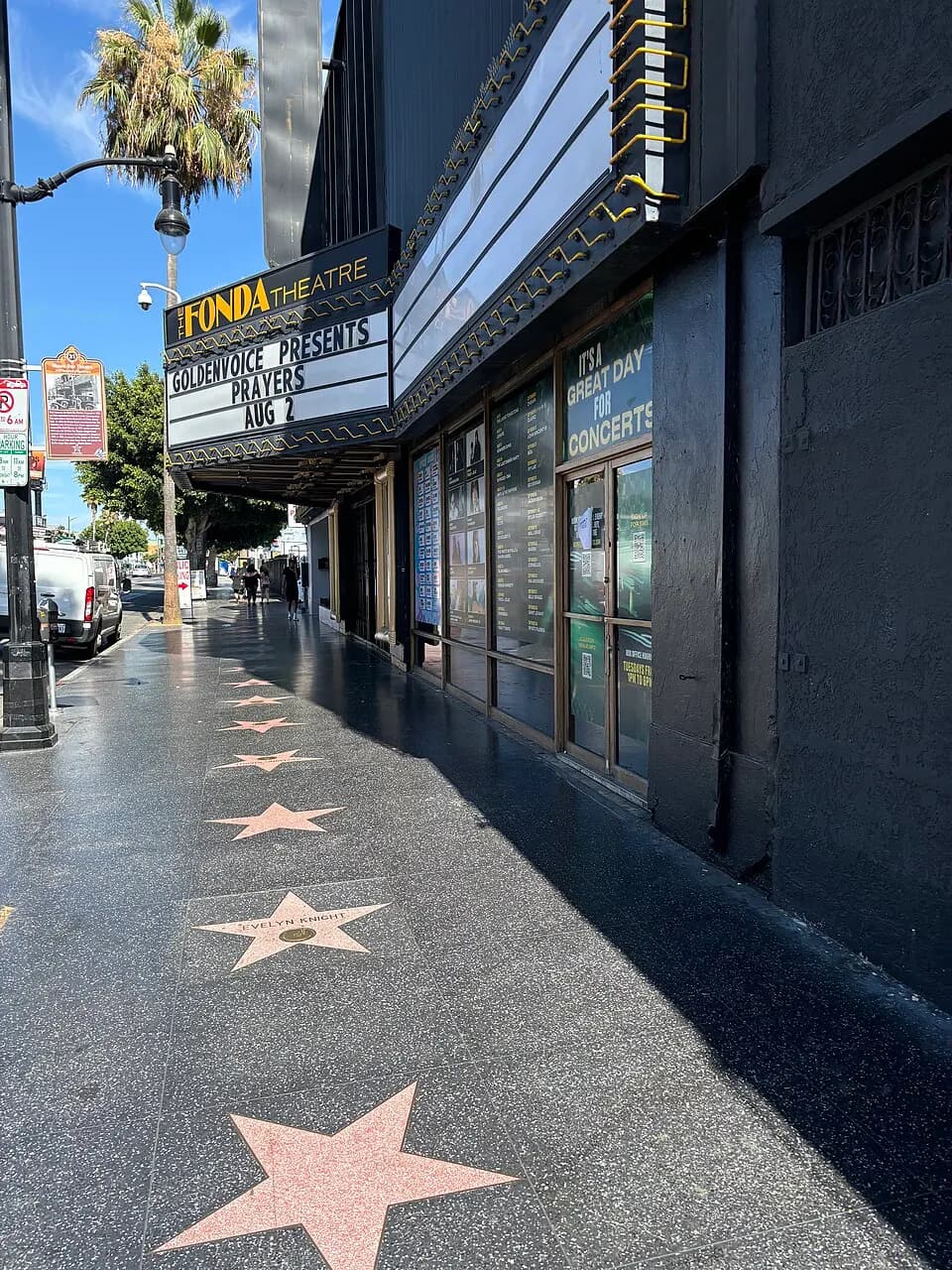 Archival photograph of Fonda Theatre, Los Angeles (2024)