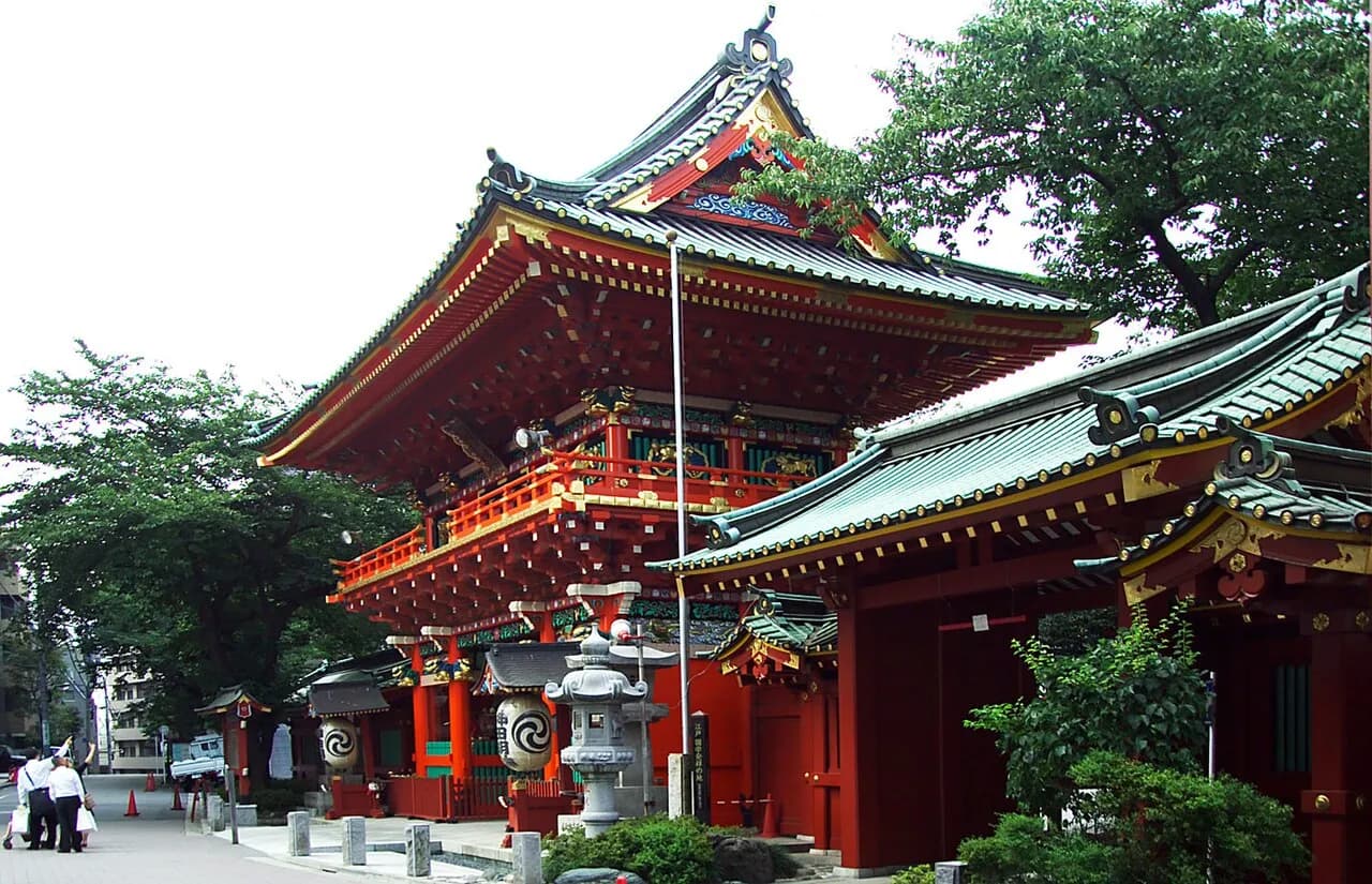 Archival photograph of Kanda Myōjin, Tokyo