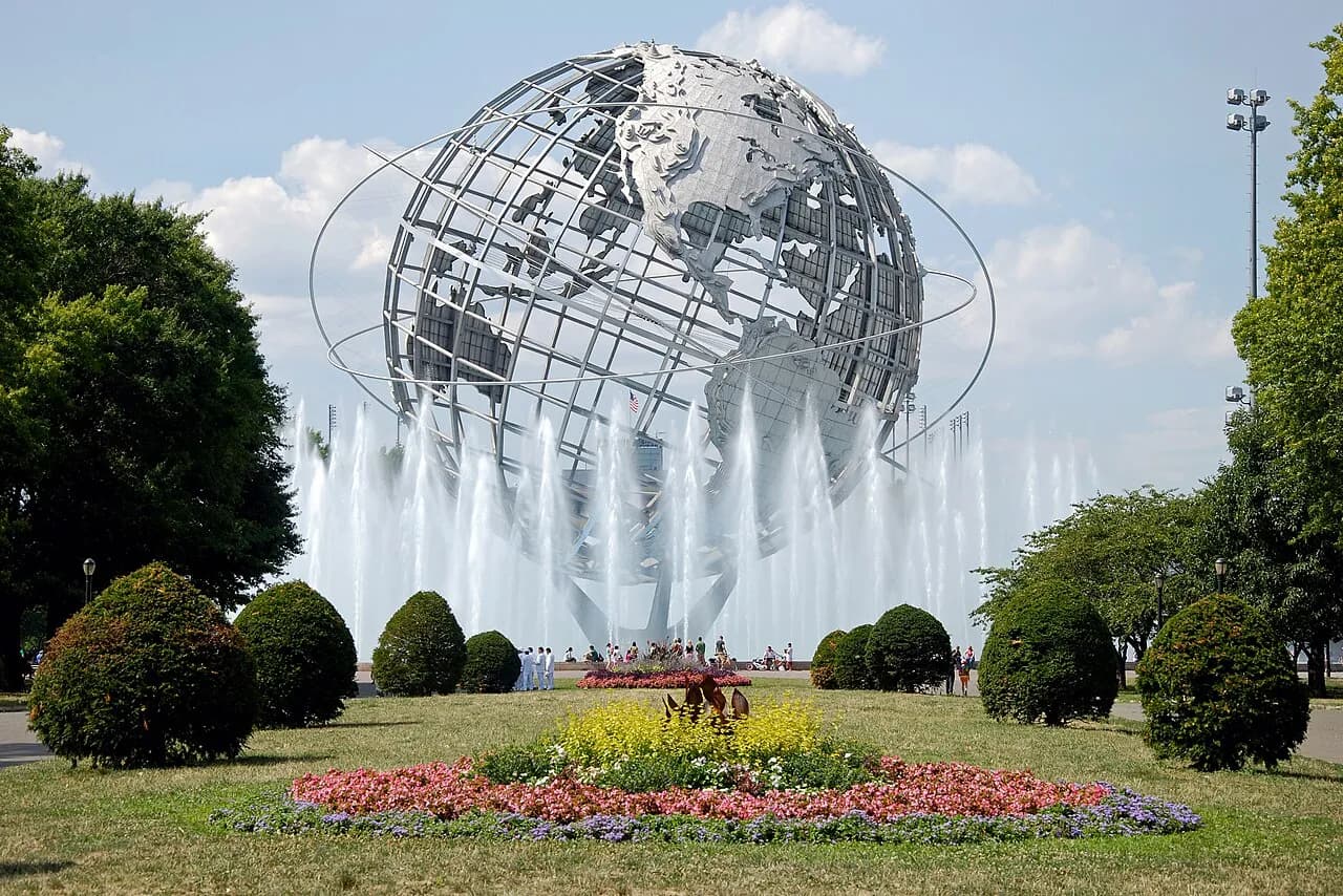 Archival photograph of Flushing Meadows Corona Park, New York