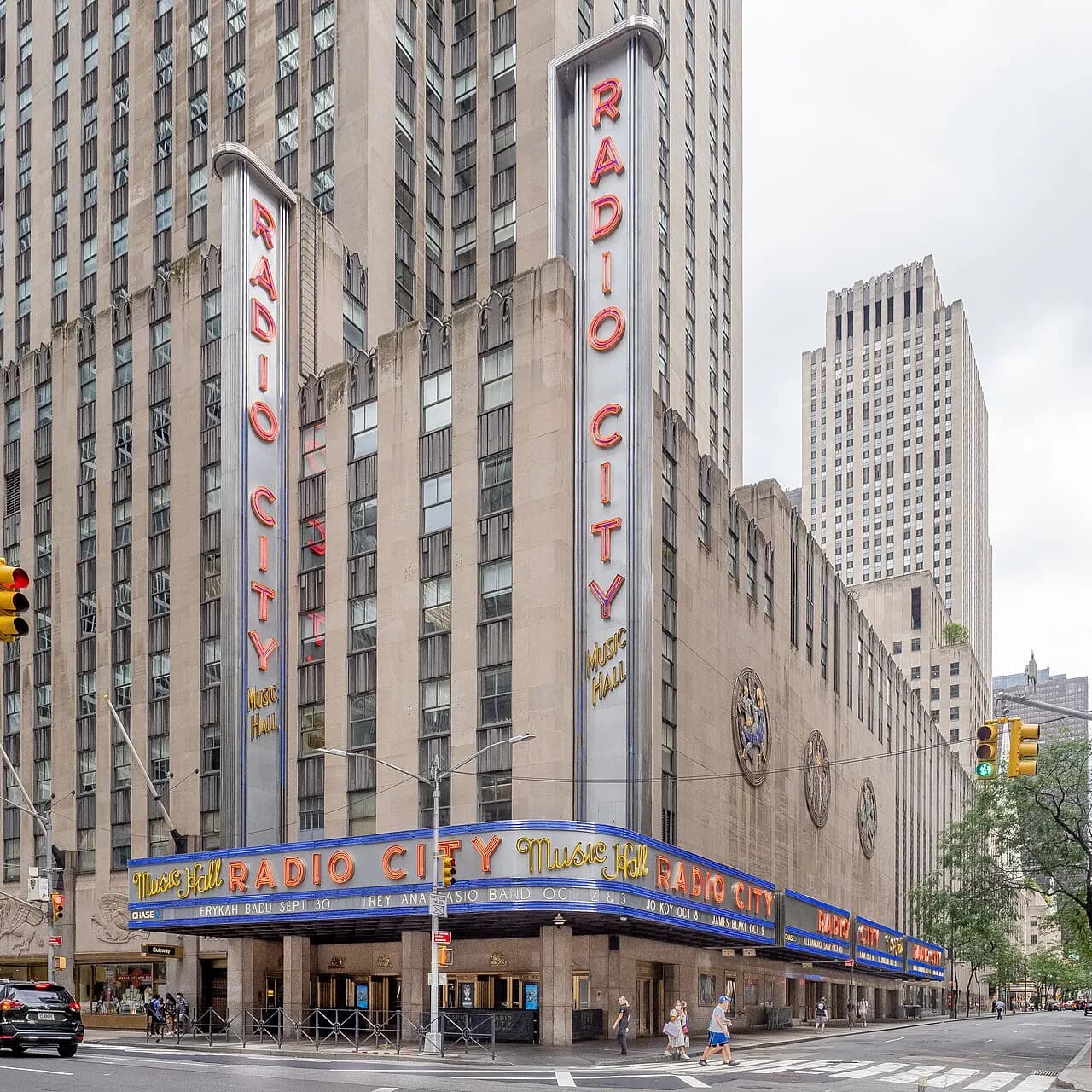 Archival photograph of Radio City Music Hall, New York (2021)