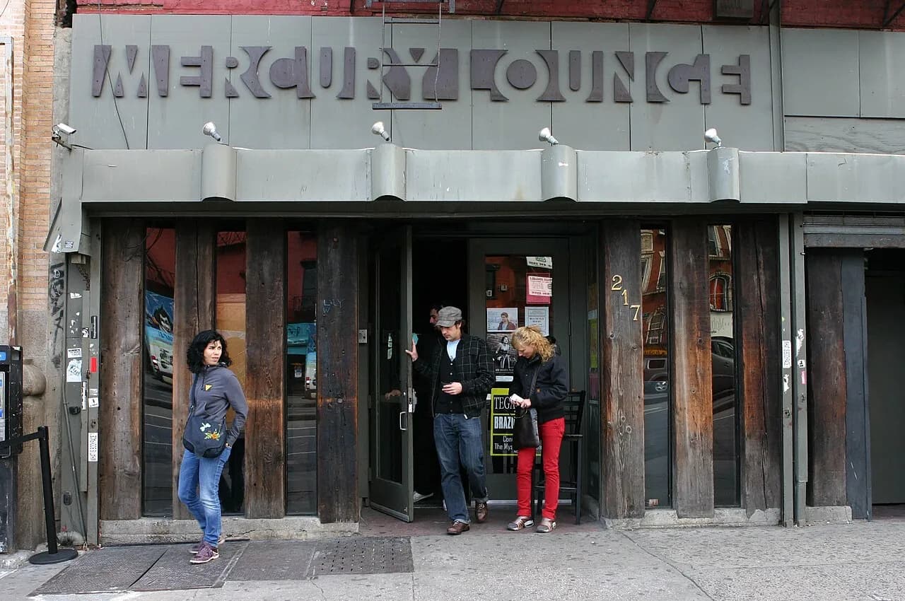 Archival photograph of Mercury Lounge, New York (2008)
