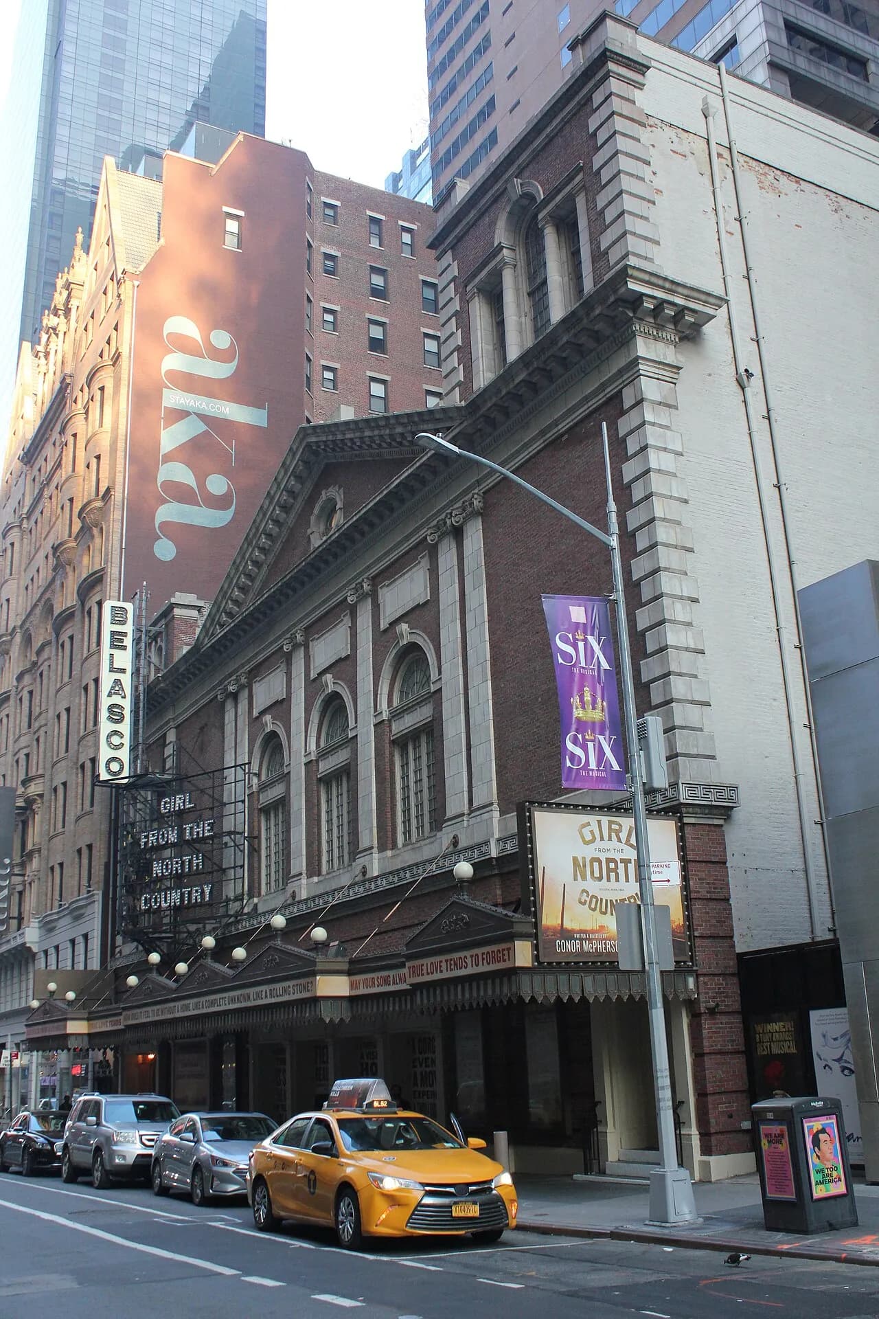 Archival photograph of Belasco Theatre, New York (2021)