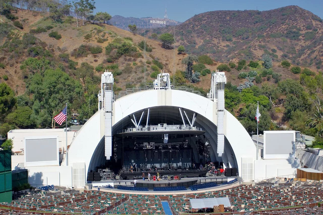 Archival photograph of Hollywood Bowl, Los Angeles (2005)