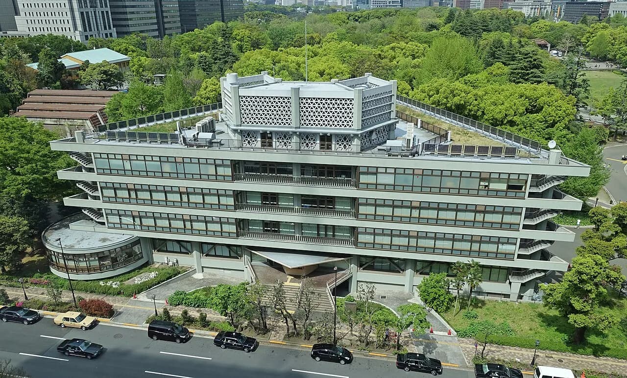 Archival photograph of Hibiya Library & Museum, Tokyo (2016)
