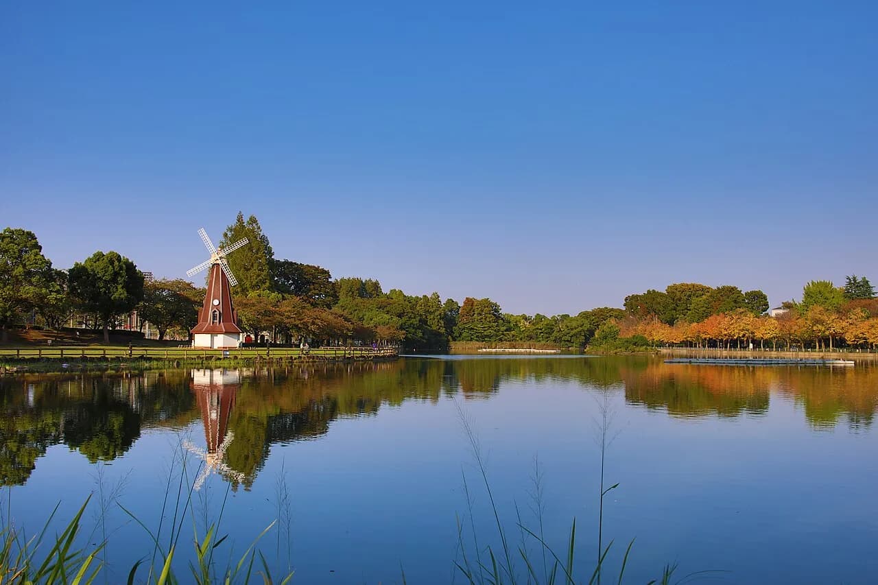 Archival photograph of Ukima Park, Tokyo (2017)