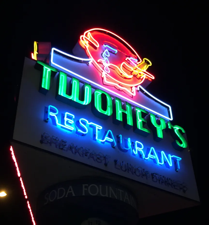 Archival photograph of Twohey’s, Los Angeles (2025)