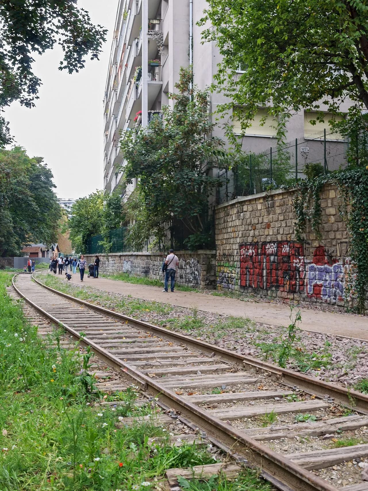 Archival photograph of Petite Ceinture du 15e, Paris (2013)