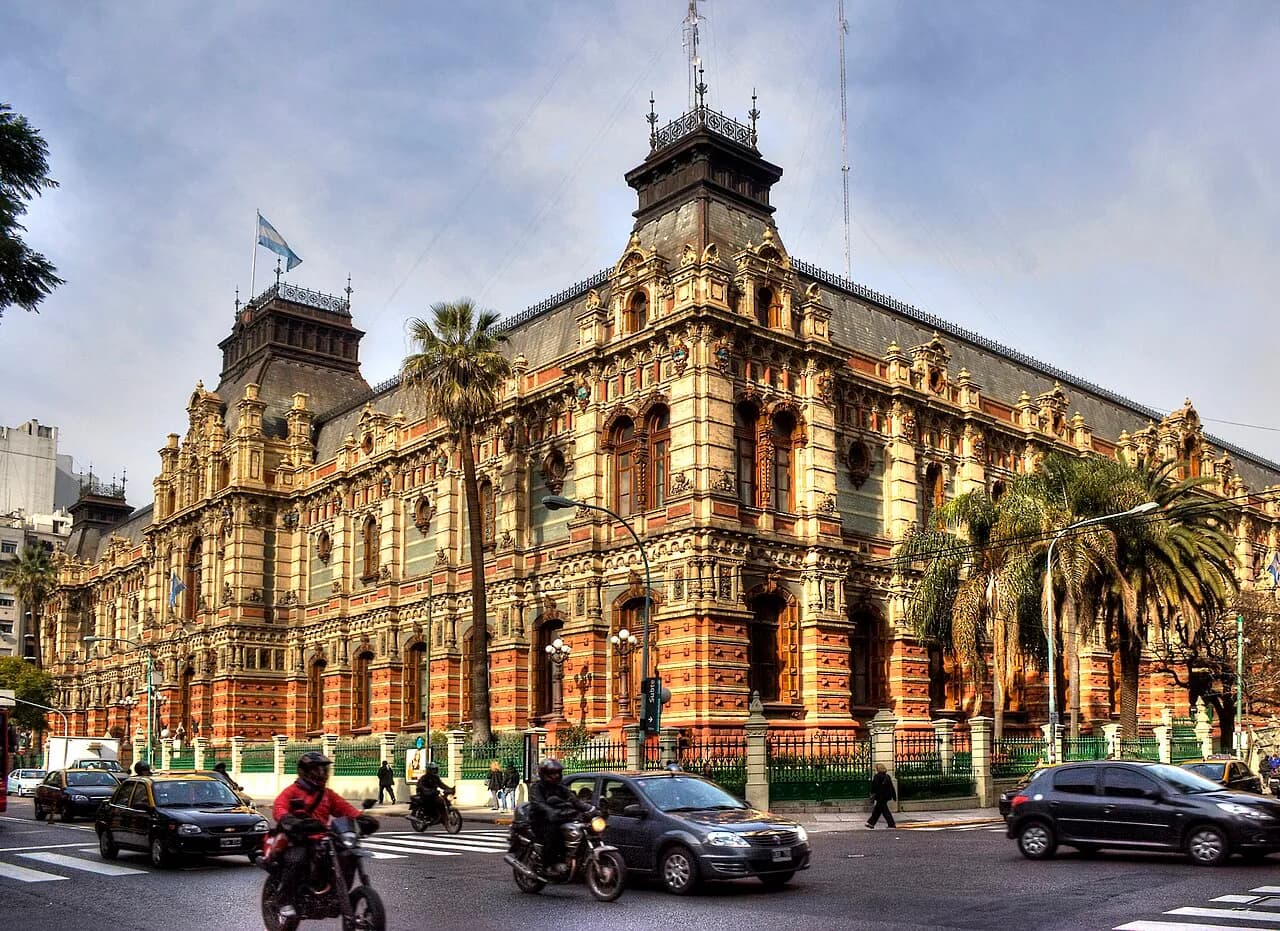 Fotografía de archivo: Palacio de Aguas Corrientes