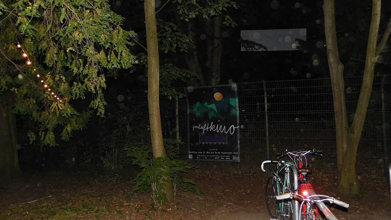 Archivaufnahme: Freiluftkino Hasenheide