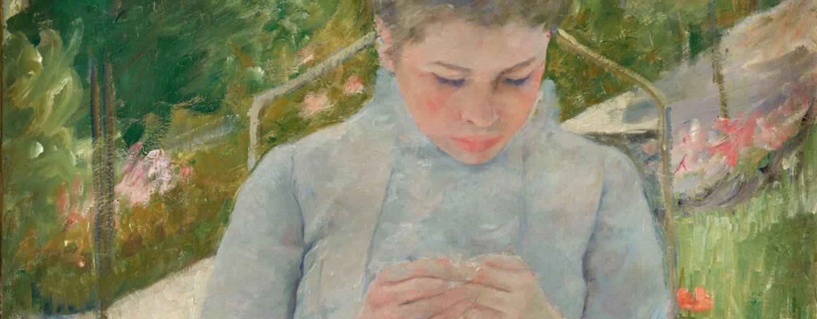 Visuel officiel de l’exposition: Mary Cassatt : Le choix de l’indépendance.