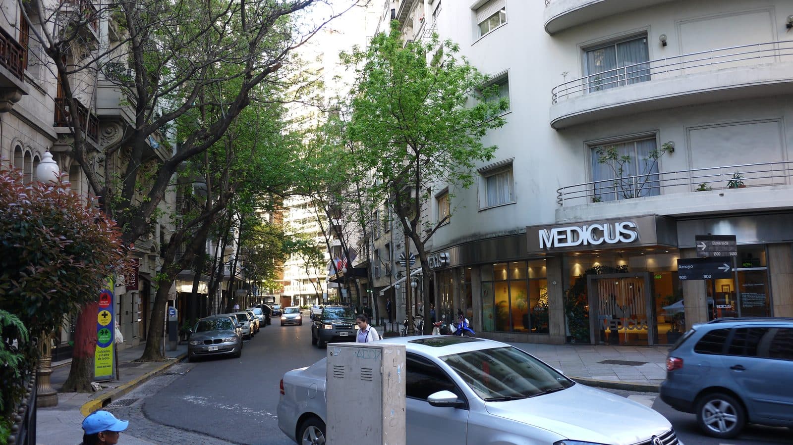 Calle Arroyo en Retiro en octubre de 2012, antes de la apertura de Florería Atlántico