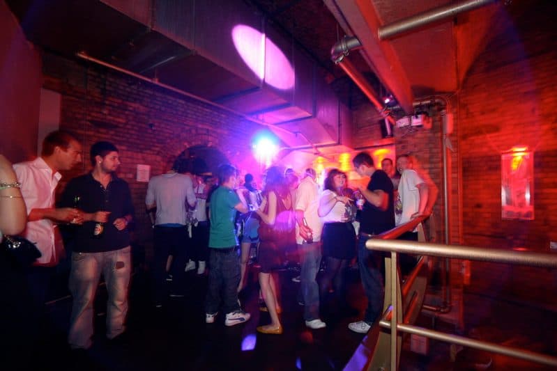 An archival photograph inside fabric nightclub in London in September 2008
