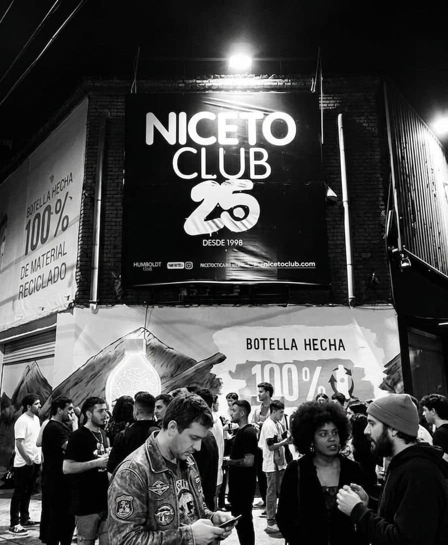 La esquina de Niceto Club en Buenos Aires en septiembre de 2023
