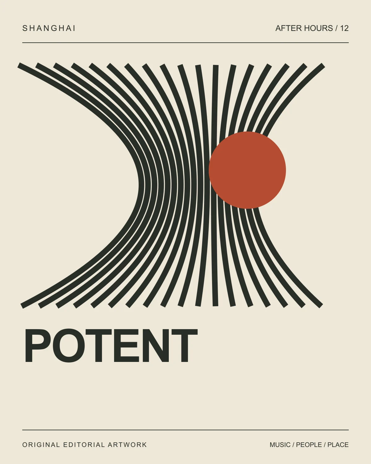 POTENT: 配图为原创编辑插画，并非场地实拍。