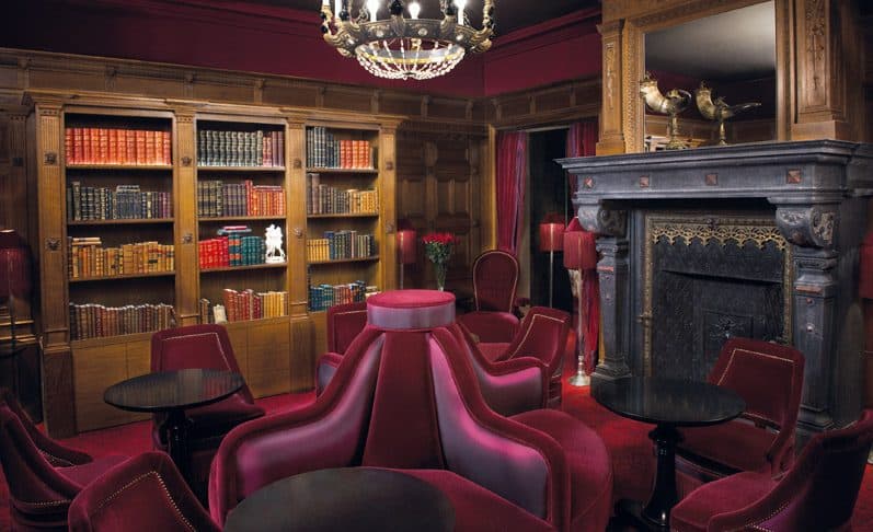 A salon inside Maison Souquet in Paris, photographed in 2015