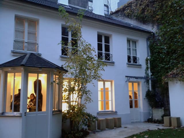 Le jardin et l’atelier du musée Zadkine, photographiés en novembre 2013