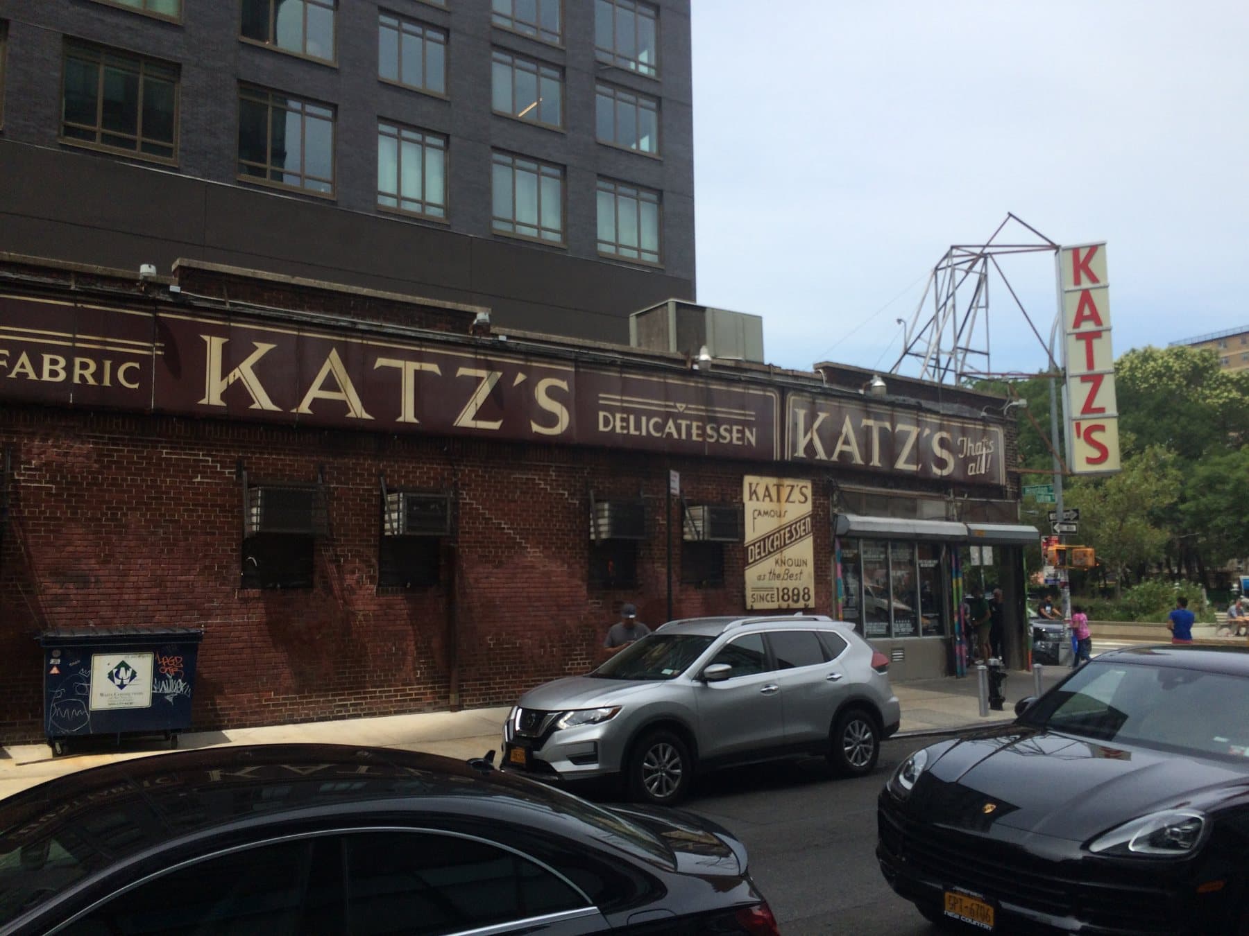 Katz’s Delicatessen at Houston and Ludlow Streets, photographed in 2019