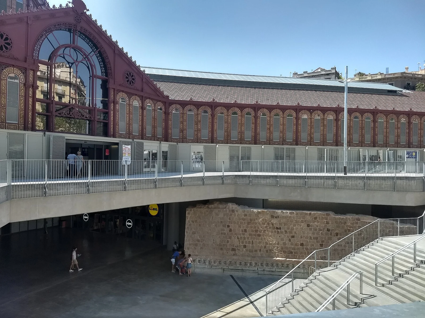 Mercat de Sant Antoni en agosto de 2018