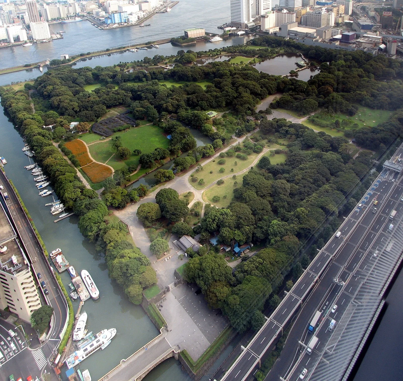 Hama-rikyū Gardens, archival photograph (2006-08-11)