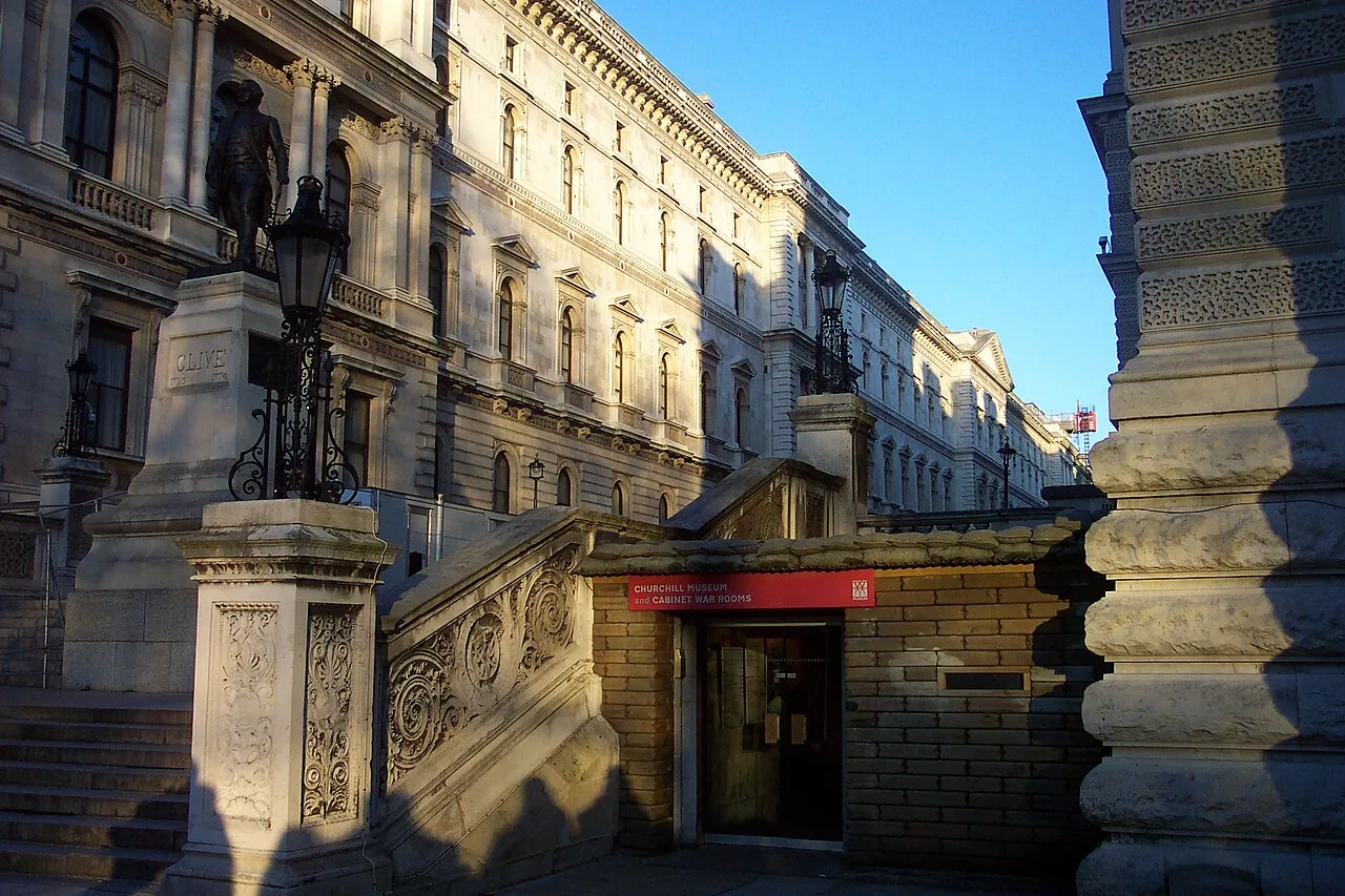 Archival photograph of Churchill War Rooms, London (2006)