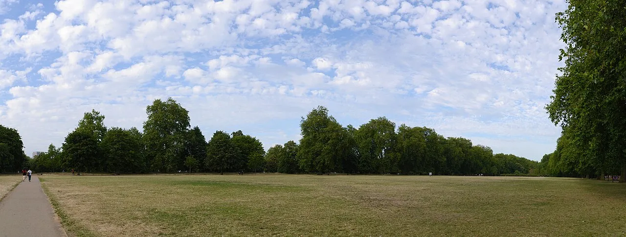 Archival photograph of Hyde Park, London (2015)