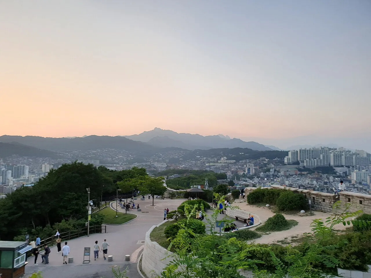 Archival photograph of Naksan Park, Seoul (2019)