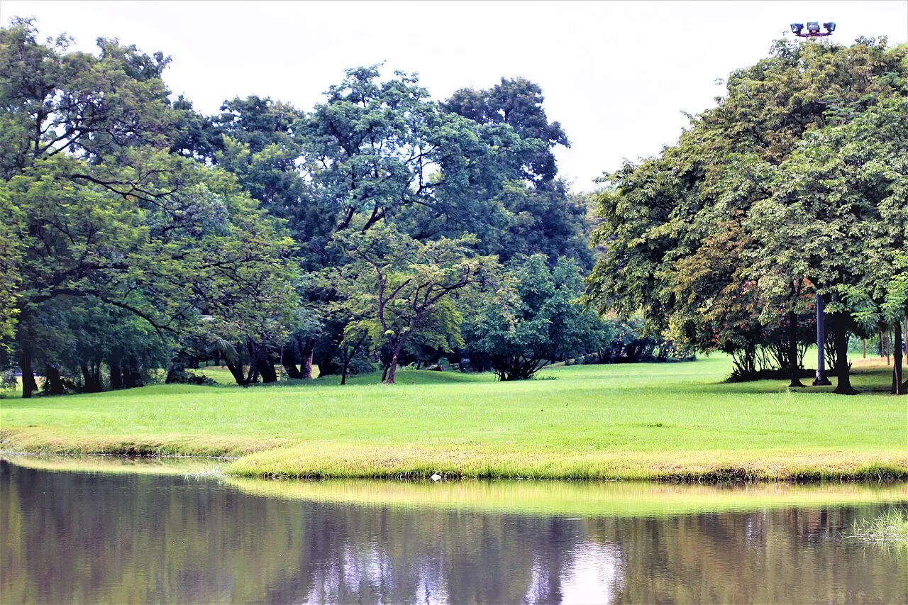 Archival photograph of Wachirabenchathat Park, Bangkok (2018)
