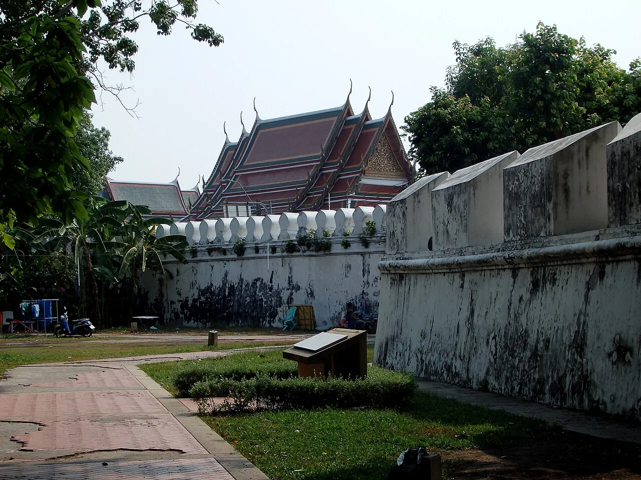 Archival photograph of Mahakan Fort Park, Bangkok (2016)