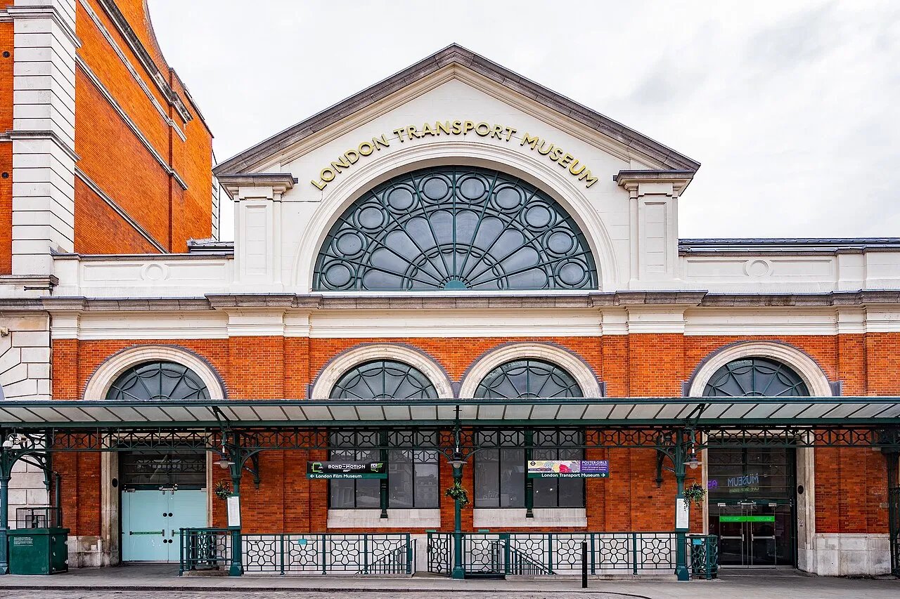 Archival photograph of London Transport Museum, London (2018)