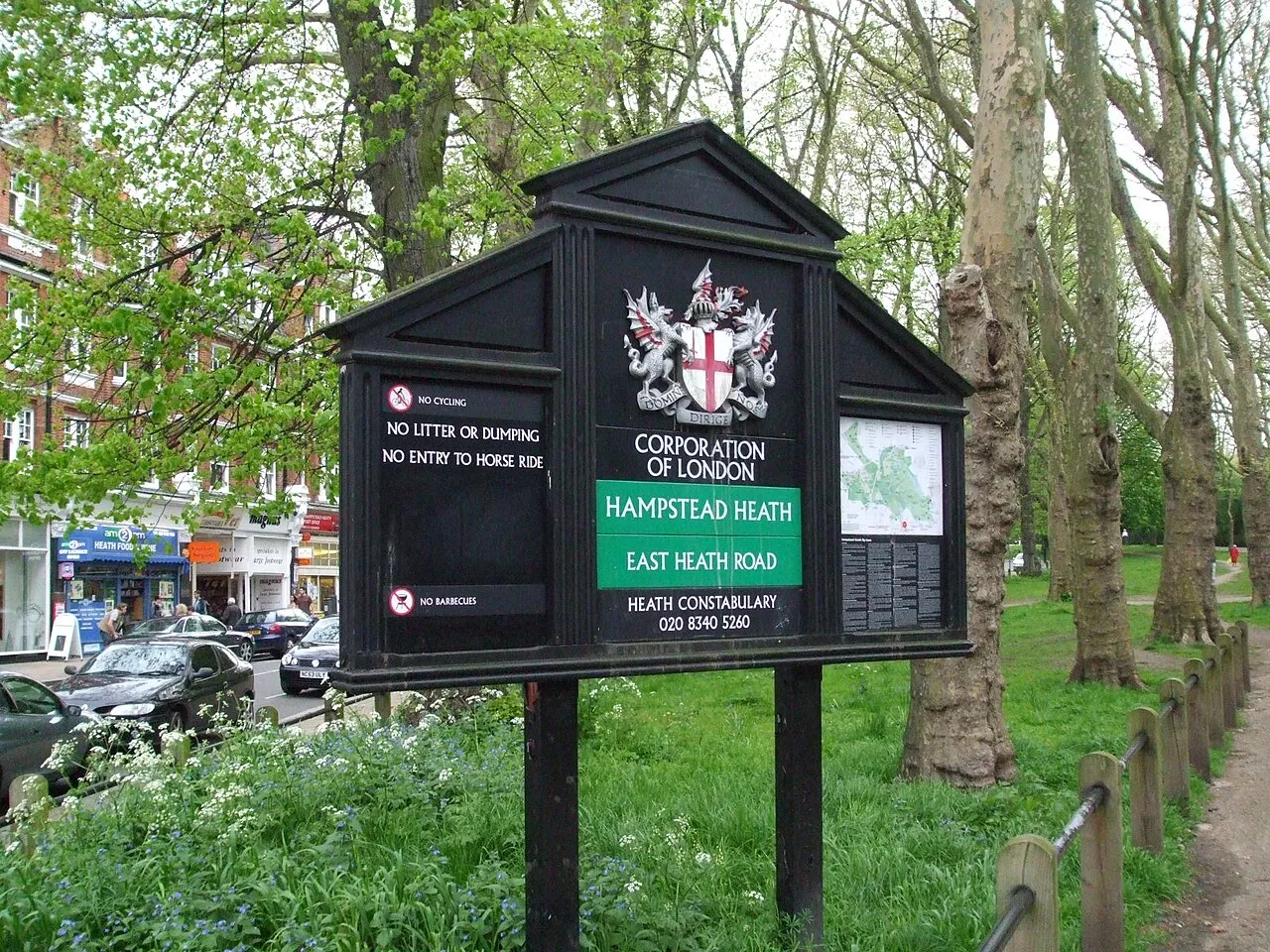 Archival photograph of Hampstead Heath, London (2008)