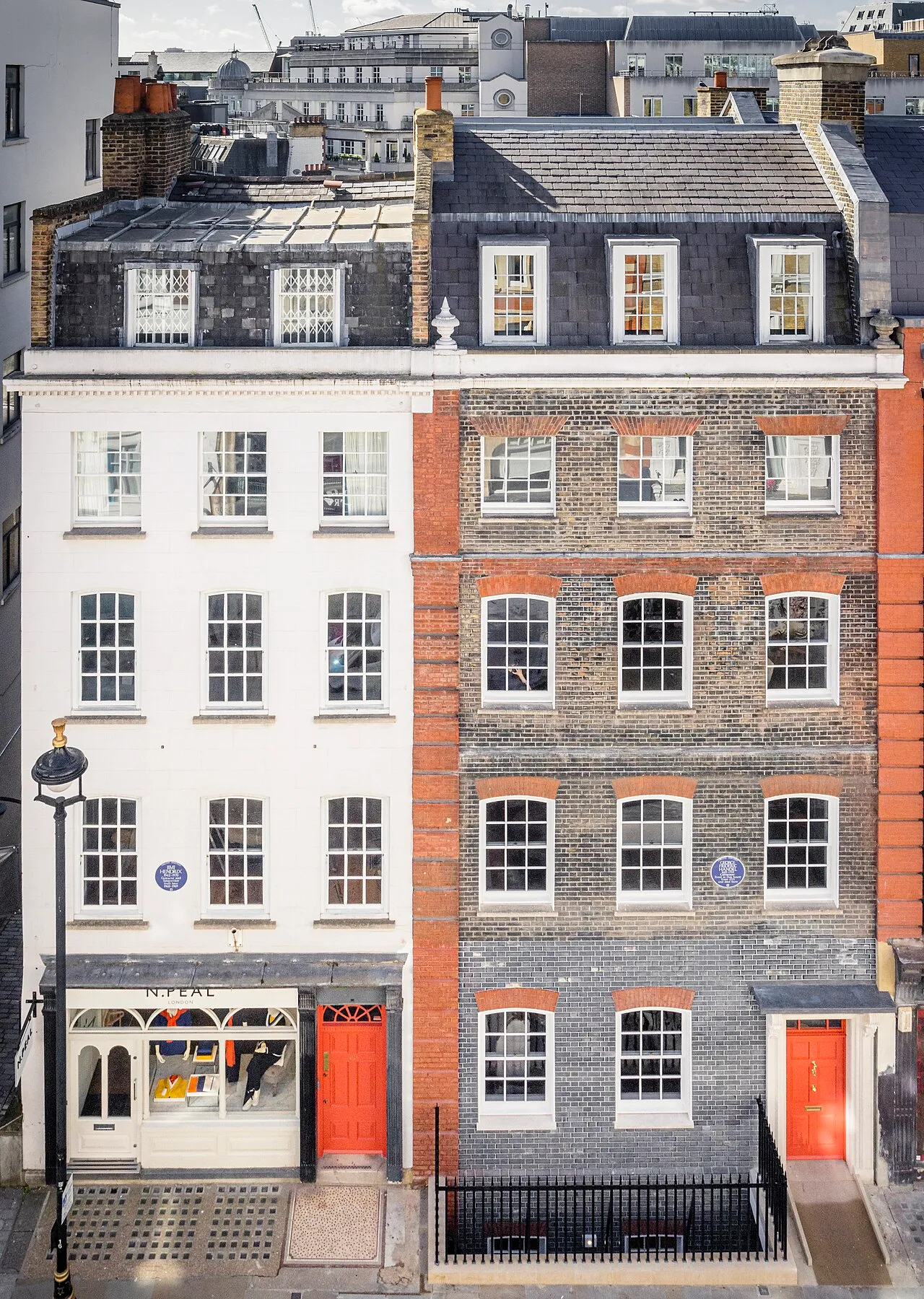 Archival photograph of Handel Hendrix House, London (2023)