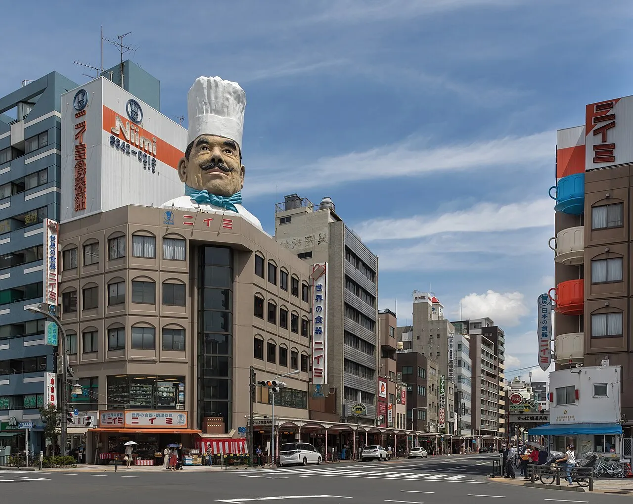Archival photograph of Kappabashi Kitchenware Town, Tokyo (2019)