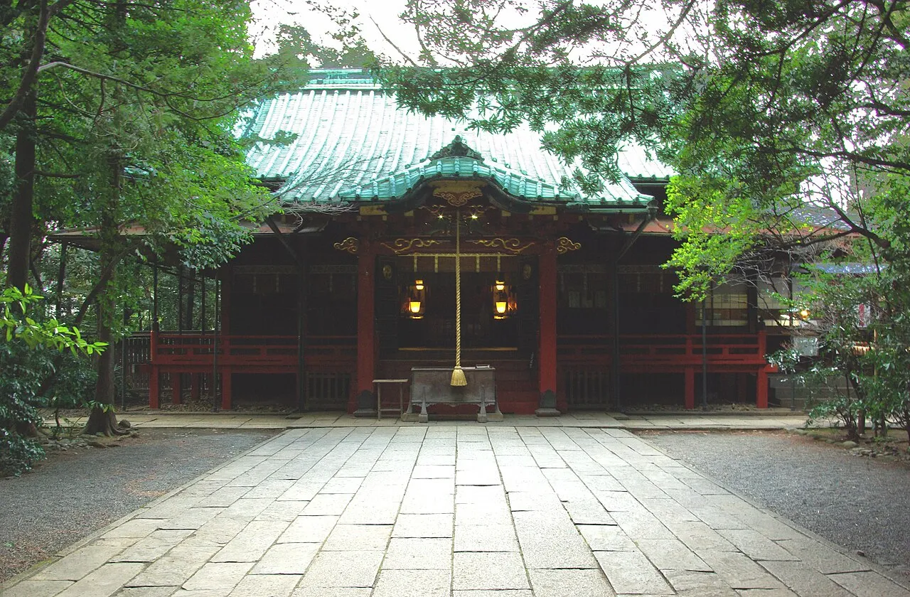 Archival photograph of Akasaka Hikawa Shrine, Tokyo (2008)