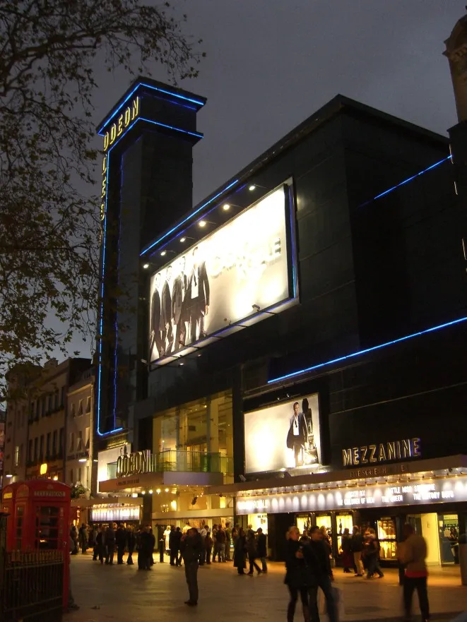 Archival photograph of ODEON Luxe Leicester Square, London 