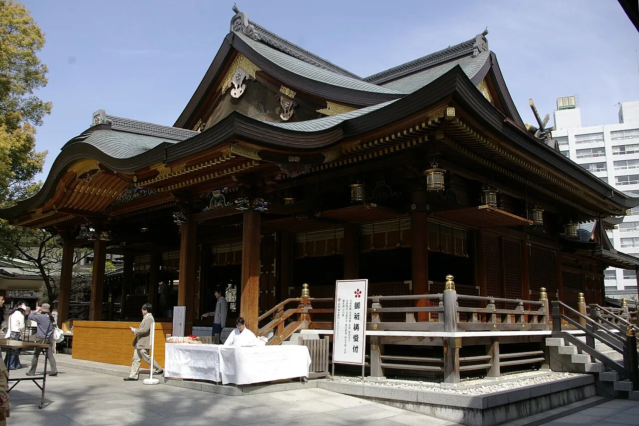 Archival photograph of Yushima Tenmangū, Tokyo (2008)