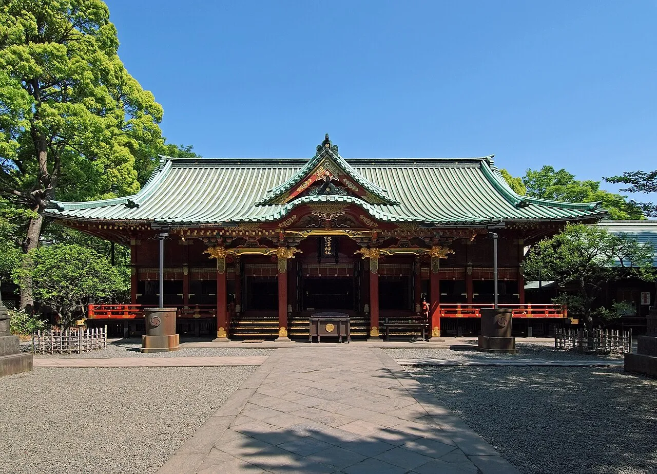 Archival photograph of Nezu Shrine, Tokyo (2010)