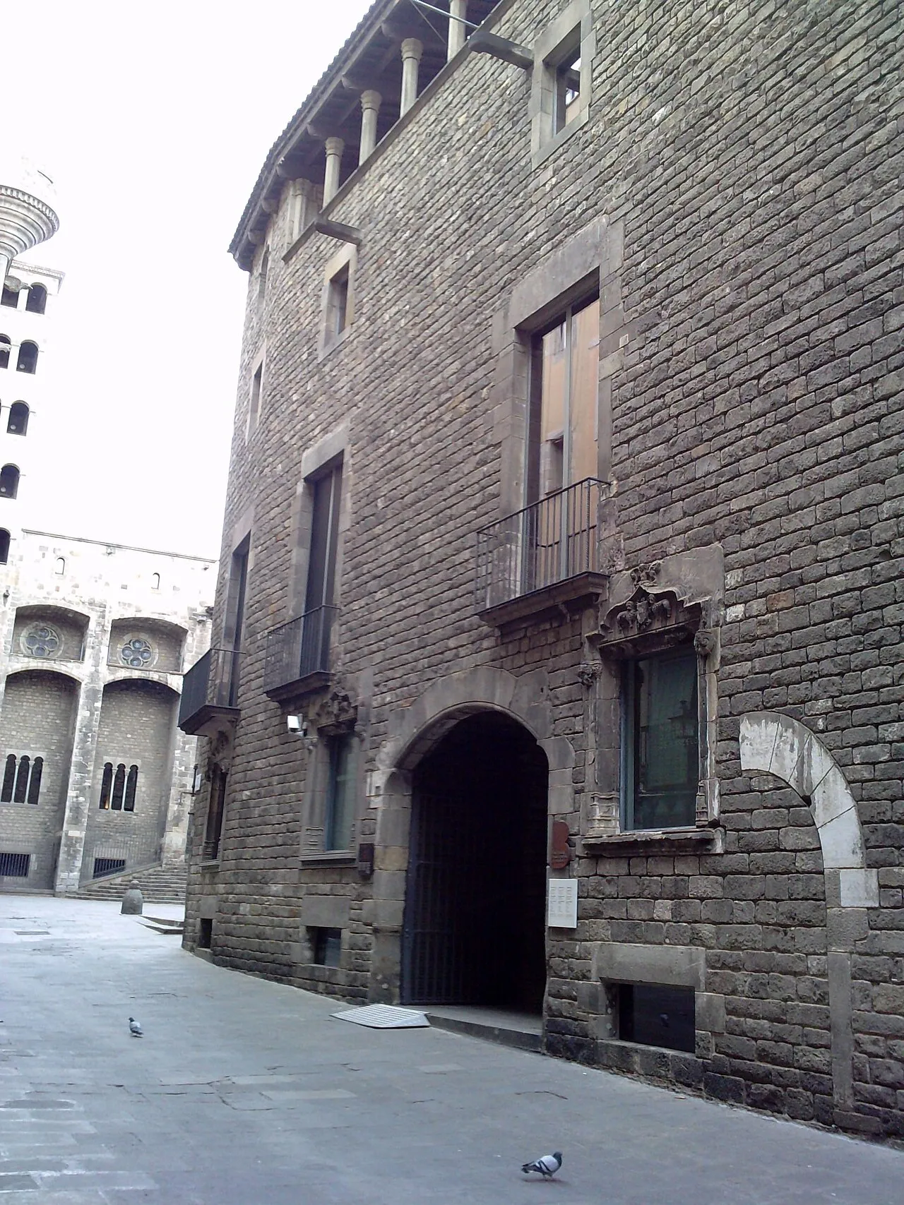 Archival photograph of MUHBA Plaça del Rei, Barcelona (2010)